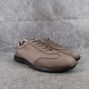 Ecco Shoes Womens 42 Oxford Sneaker Leather Classic Career Brown Comfort Walking